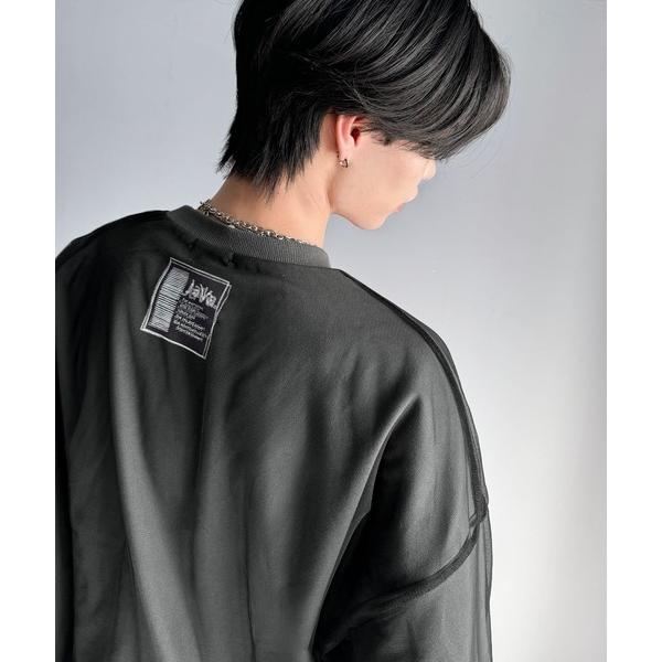 「Java」 スウェットカットソー LARGE チャコール メンズ