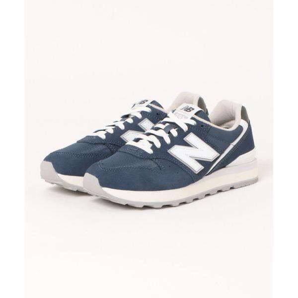「New Balance」 ローカットスニーカー 24.5cm ブルー レディース