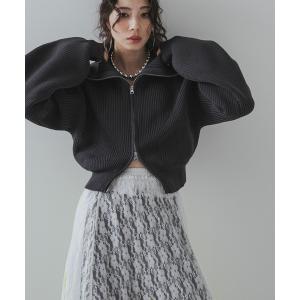 「bohmal」 ニットカーディガン FREE グレー レディース