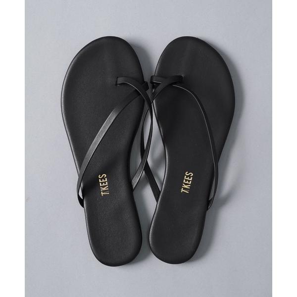 「TKEES」 フラットサンダル 7 ブラック レディース