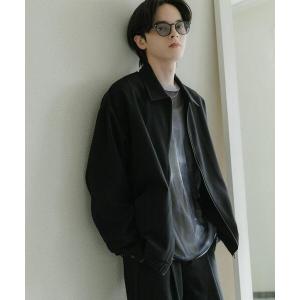 ブルゾン アウター 「UR TECH DRYLUXE」リネンライクジップブルゾン メンズ