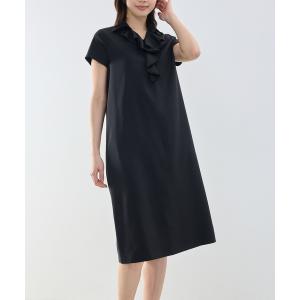 ワンピース 「NARACAMICIE」スタンドフリルワンピース