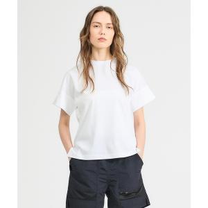 tシャツ ESTNATION / アルビニ コットンスムース カフスＴシャツ レディース