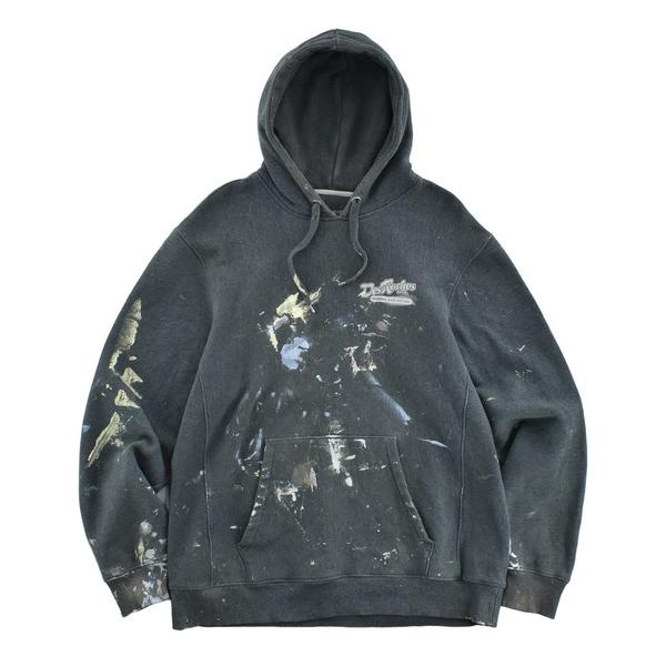 パーカー 「USED」SPORT-TEK ペンキ フーディ メンズ レディース