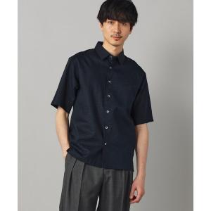 シャツ 半袖 コットンウエーブ 半袖レギュラーカラーシャツ メンズ