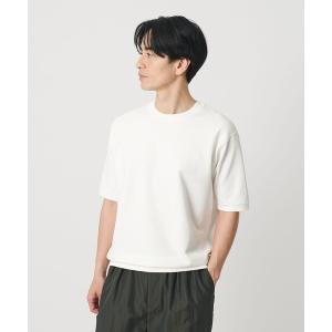 tシャツ ライト ダブルフェイス ジオメ クルーネック Tシャツ 抗菌防臭 メンズ