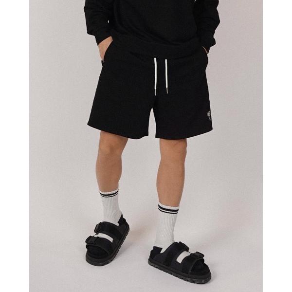 スウェットパンツ ジャージ ブーケアイコンエンブロイダリースウェットショーツ メンズ