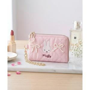 キーケース miffy/ミッフィー　キルティングパールシリーズ　スマートキーケース