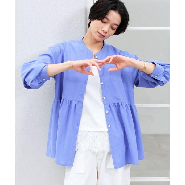 ブラウス シャツ 「size SHORTあり」ペプラム ブラウス UVカット 通気性 吸水速乾 レデ...