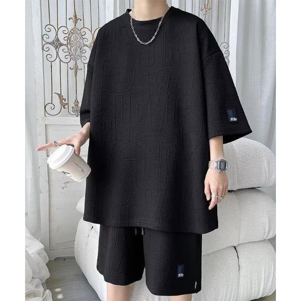 トレーナー スウェット 「UNISEX」エンボスロゴ ビッグシルエット セットアップ レディース