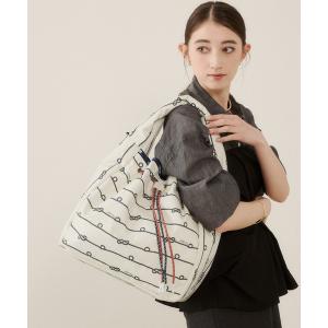 トートバッグ DBL DRAWST MARCHE BAG アイボリーセイル レディース