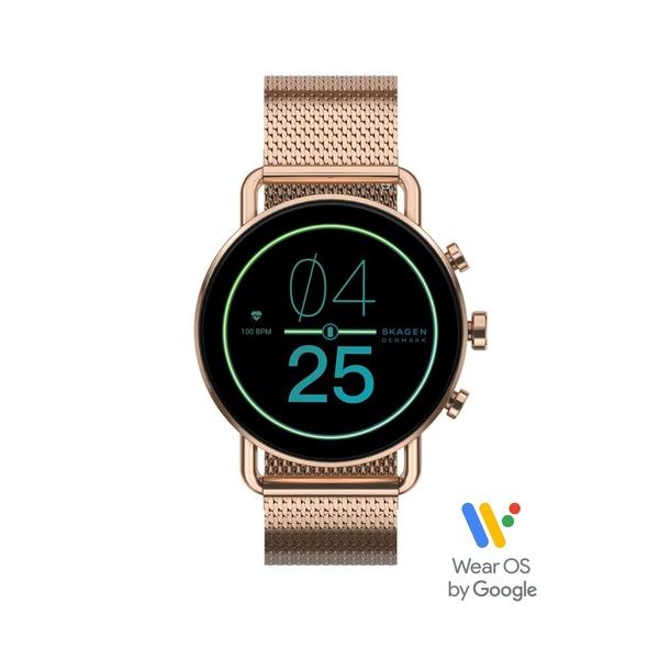 「SKAGEN」 デジタル腕時計 FREE ピンクゴールド レディース