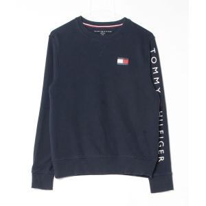 「TOMMY HILFIGER」 スウェットカットソー SMALL ネイビー メンズ