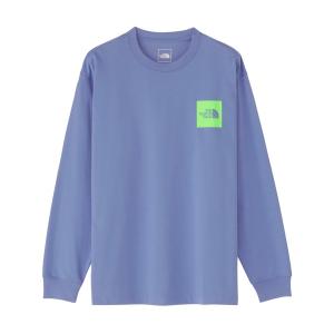 「THE NORTH FACE」 長袖Tシャツ M ブルー メンズ