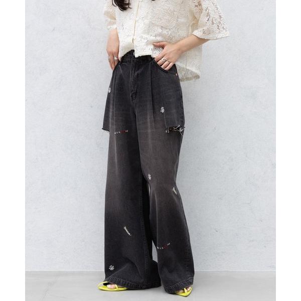 「RAGEBLUE」 デニムパンツ SMALL ブラック レディース