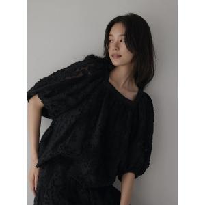 「COEL」 半袖ブラウス FREE ブラック レディース