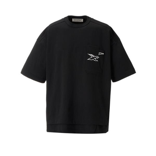 「Onitsuka Tiger」 半袖Tシャツ M ブラック レディース