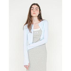 カーディガン 「MADE IN JAPAN」Soft Cotton Mini Cardigan/ソフトコットン ミニカーディガン レディース