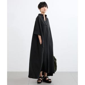 ワンピース 半袖 BARNYARDSTORM / スキッパーワンピース/ハンドウォッシャブル「新色追加」