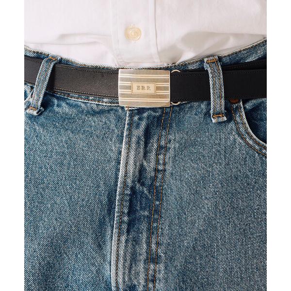 ベルト ERP.｜「別注」ART-DECO INITIAL BUCKLE BELT. UNISEX ...