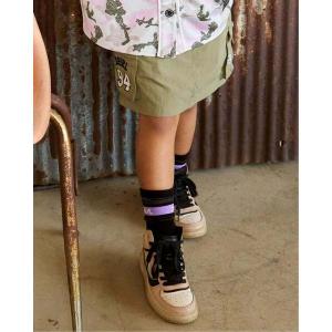 スカート ロゴ刺しゅう カーゴスカート キッズ 子供服 女の子