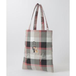 トートバッグ クレストブリッジチェックブリティッシュグラフィックトート メンズ