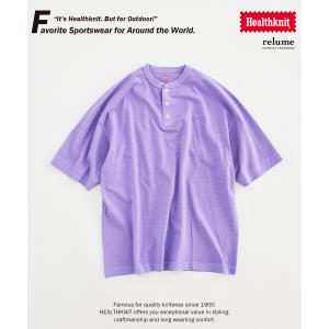 tシャツ Healthknit / ヘルスニット 別注 ヘンリーネックTシャツ メンズ