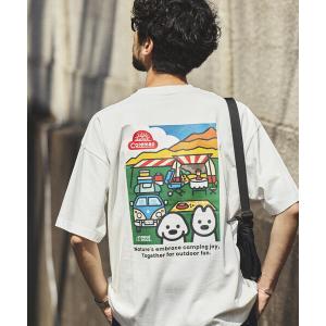 tシャツ Coleman/コールマン Coleman×matsui×FREAK'S STORE 別注 バックプリント クルーネックTシャツ/Camping Joy メンズ レディース