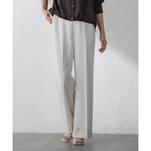 パンツ ポリエステルトロパンツ レディース