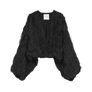 カーディガン CLANE/クラネ/TOP STITCHED FRILL BOLERO レディース メンズ