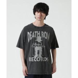 tシャツ U/MUSIC（ユーミュージック)/DEATH ROW REC/SS Tee/BLACK メンズ レディース