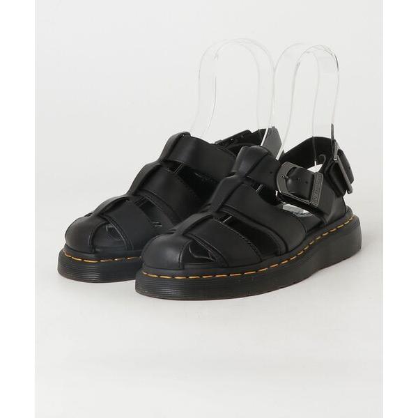「Dr. Martens」 フラットサンダル - ブラック レディース