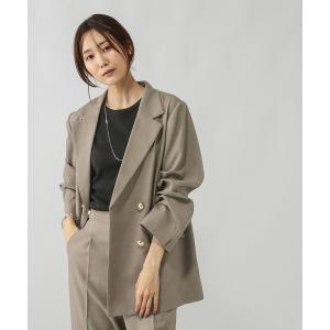 「GLOBAL WORK」 テーラードジャケット SMALL アイボリー レディース