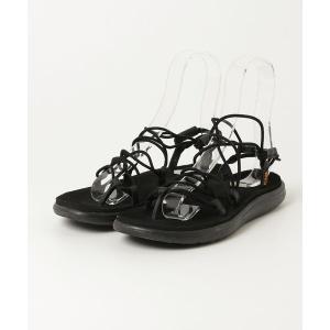 「Teva」 フラットサンダル W8 ブラック レディース