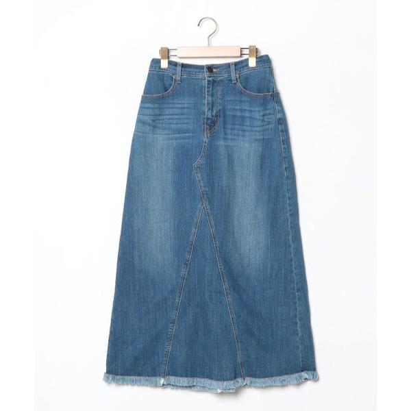 「CHIC STYLE」 「SMILELAND」デニムスカート L ブルー レディース