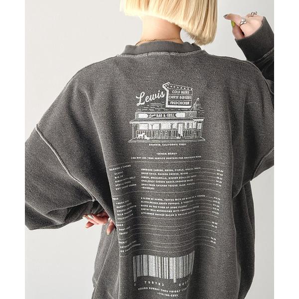 「Java」 スウェットカットソー MEDIUM チャコール レディース