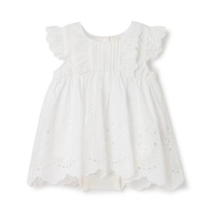 ベビー服 ロンパース 「リンク」オーバーレースOPロンパース