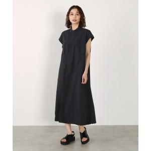 uvカット ワンピース 「別注」「RUSSELL ATHLETIC/ラッセルアスレチック」ドロストシャツワンピース