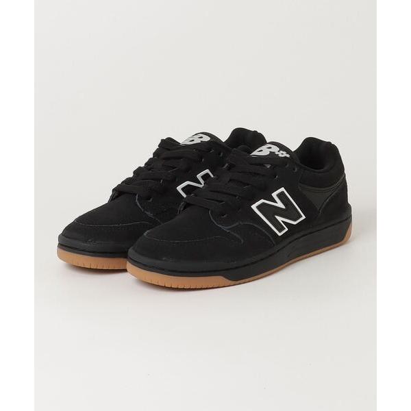 「New Balance」 ローカットスニーカー 24.5cm ブラック メンズ