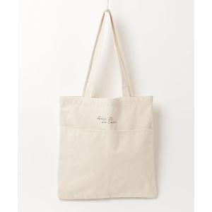 「GLOBAL WORK」 トートバッグ - ベージュ レディース