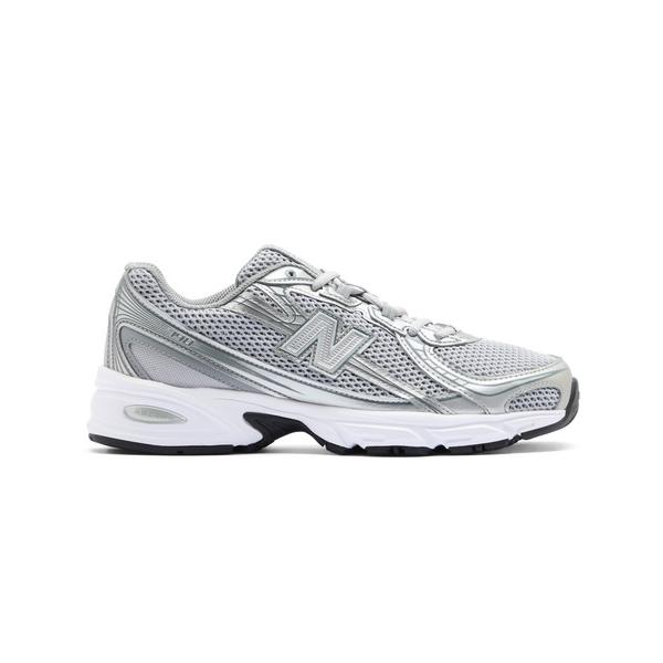 「New Balance」 ローカットスニーカー 24.0cm グレー レディース