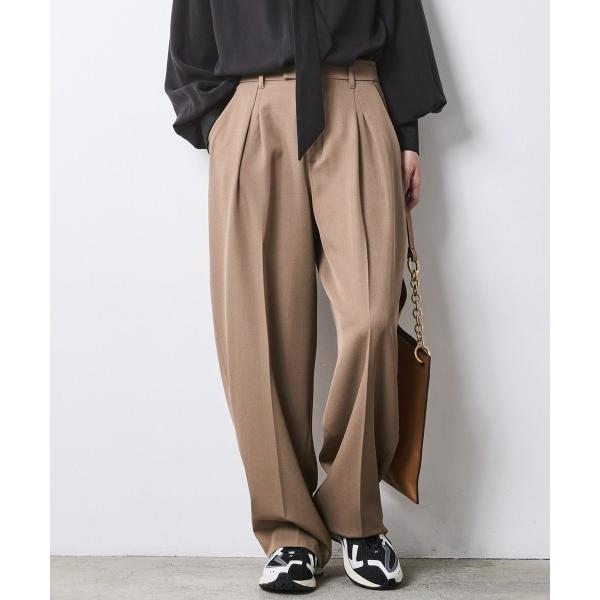 「CHIC STYLE」 スラックス M モカ レディース