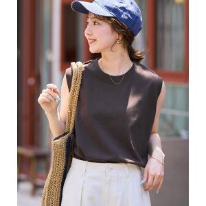 tシャツ 限定展開　ノースリーブ Tシャツ レディース