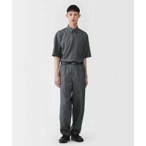 MUJI Labo シャツ 「MUJI Labo」紳士 リネンリヨセル ジップアップ