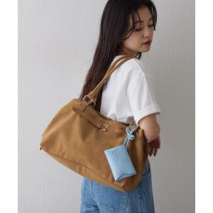 トートバッグ :「ZOZO限定」「ONOFF使用可能！A4サイズ収納可能！」ポーチ付きベルトデザインBAG レディース