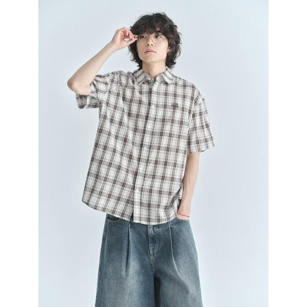 シャツ Check Short Sleeve Shirt CBFUUSH003 メンズ レディース