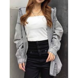 ブラウス シャツ ケミカルフードシャツII レディース