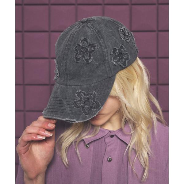 キャップ 帽子 メンズ 「UNISEX」Fade Motif Damaged Flower Patt...