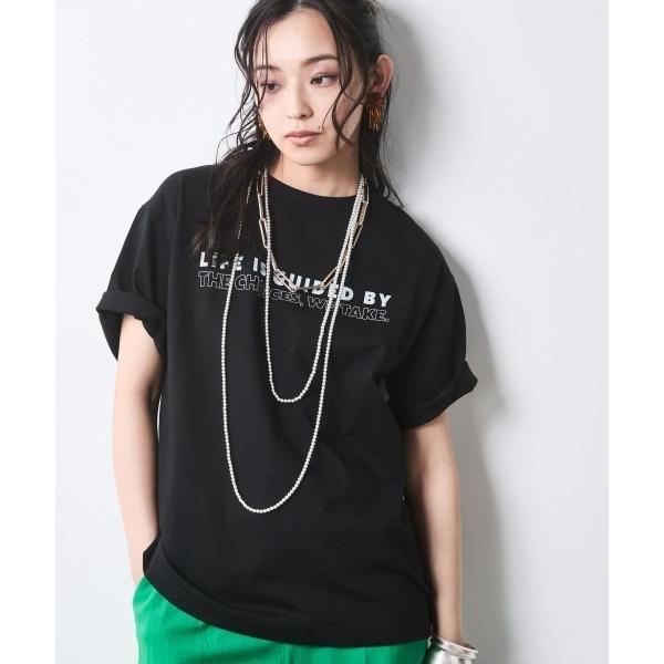 tシャツ 綿100％バックロゴプリントTシャツ「大きいサイズ有」シックスタイル レディース