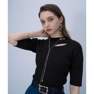 ニット セーター チャイナカナグリブニット(HARE) レディース